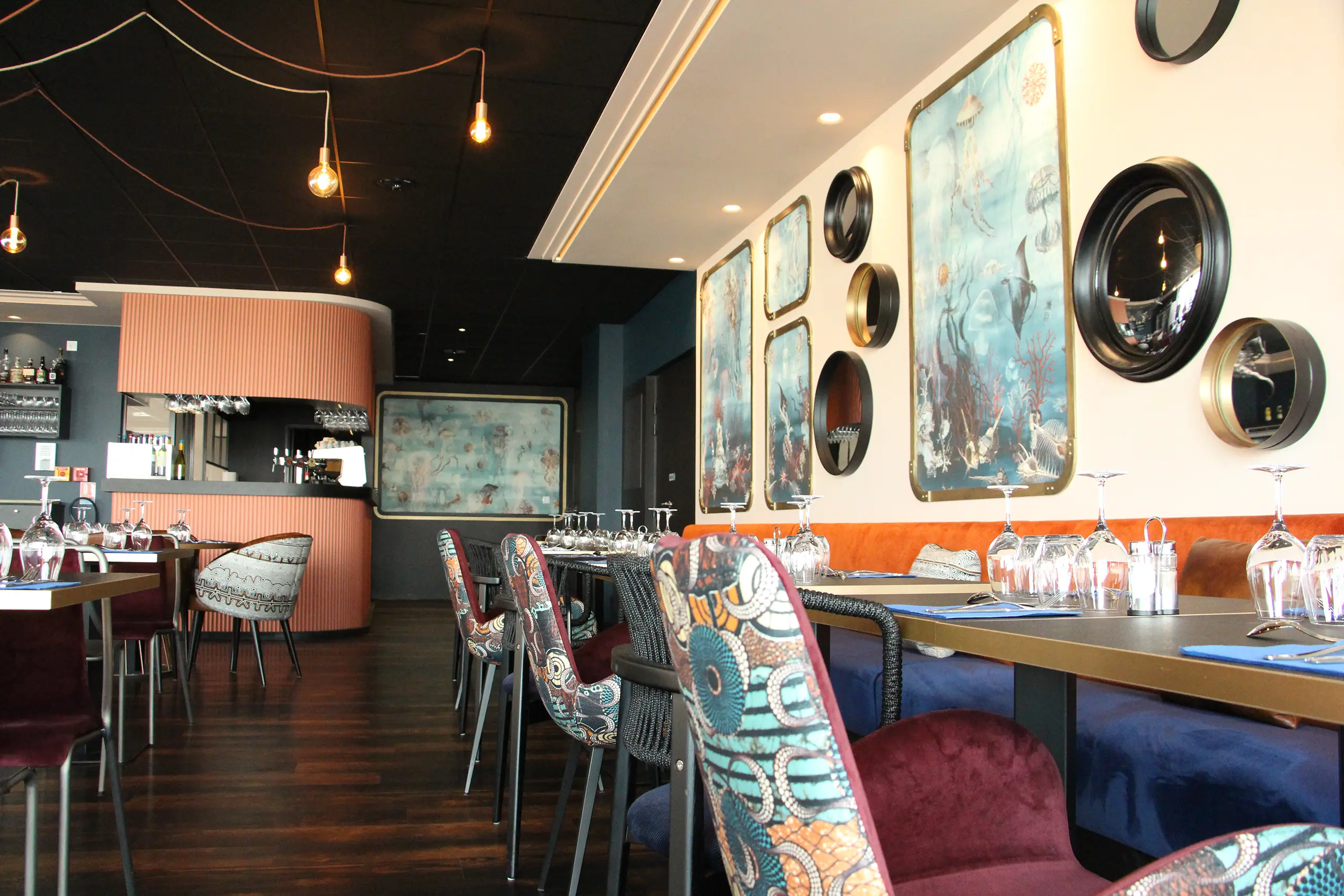 décoration sur mesure restaurant